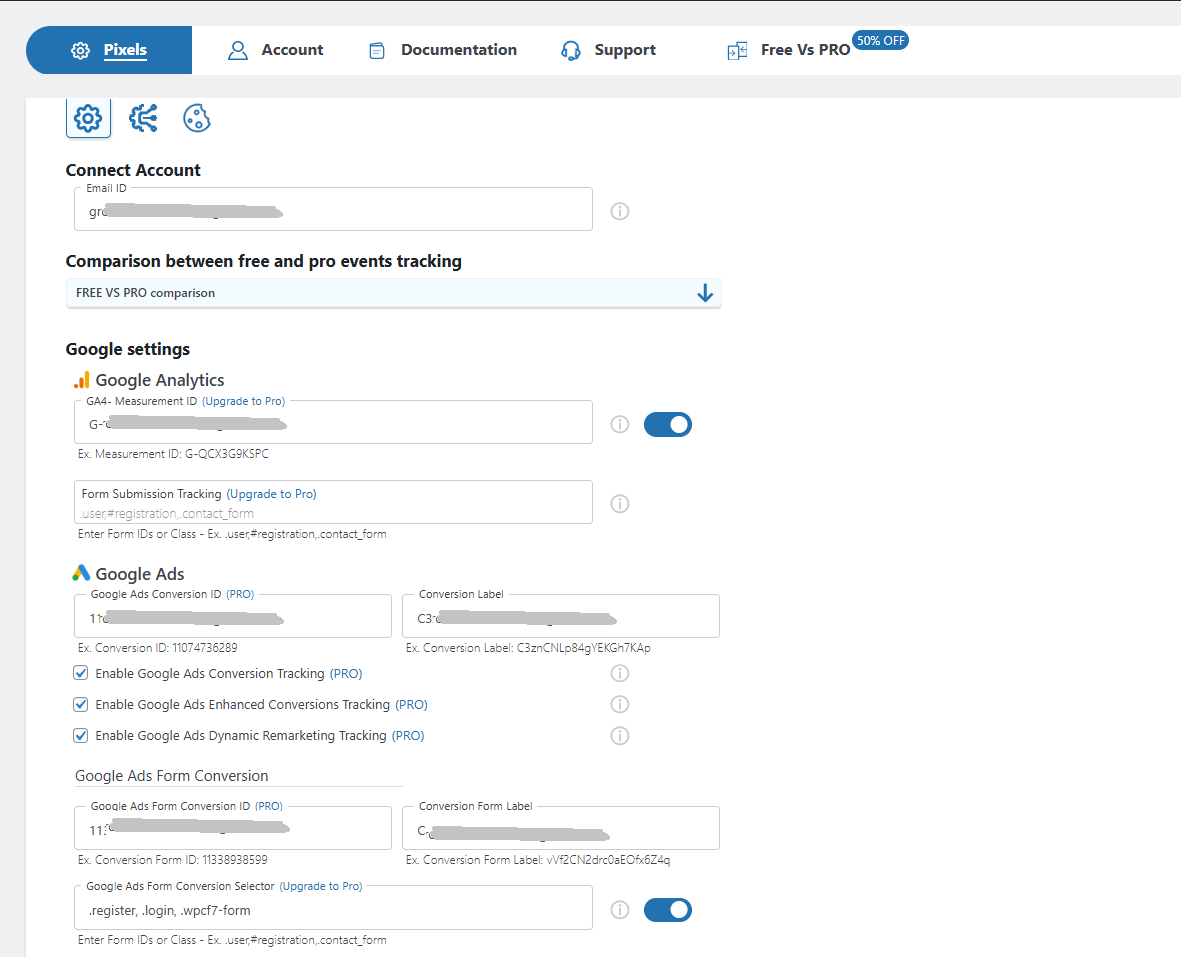 Google Analytics 4 (GA4) and Google Ads Settings
