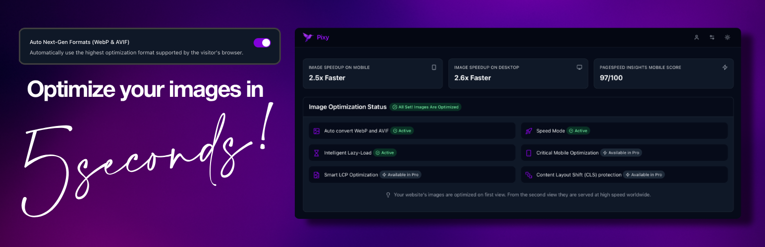 Pixy Image Optimizer
