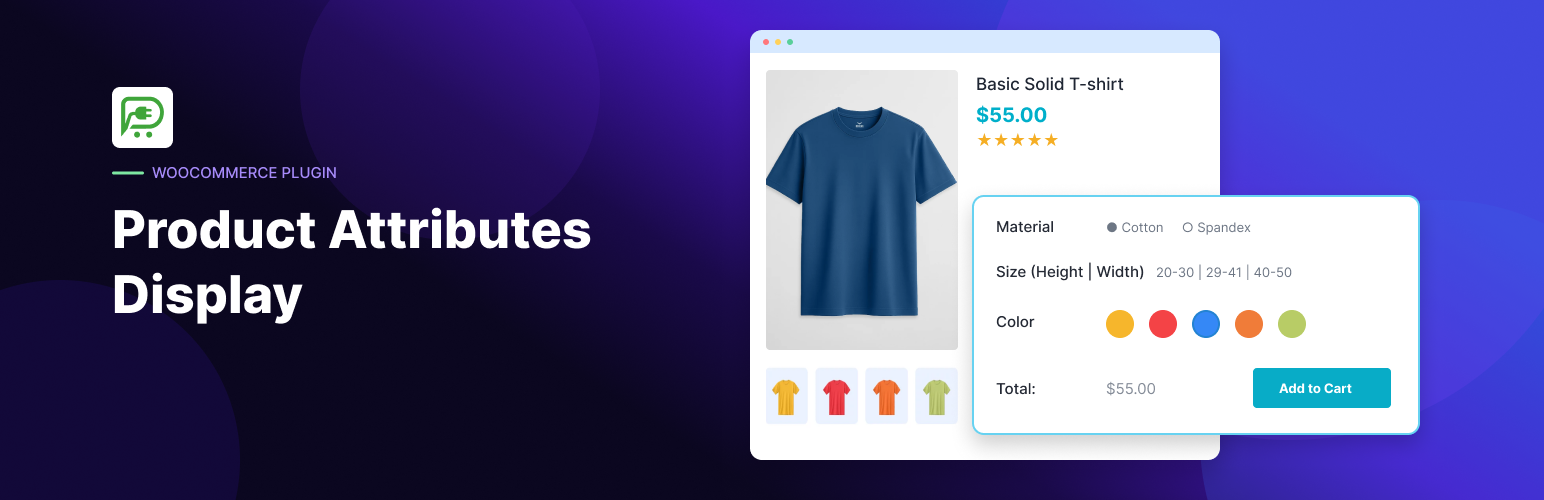WordPress 外掛 PKart Product Attributes Display 的封面圖片