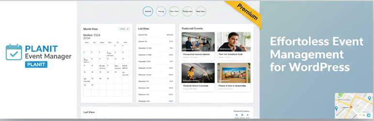 PlanIt Event Manager – Responsive Event Calendar & Management Plugin