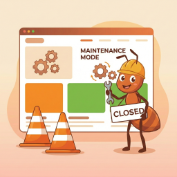 Planned Outage for Block Themes Icon