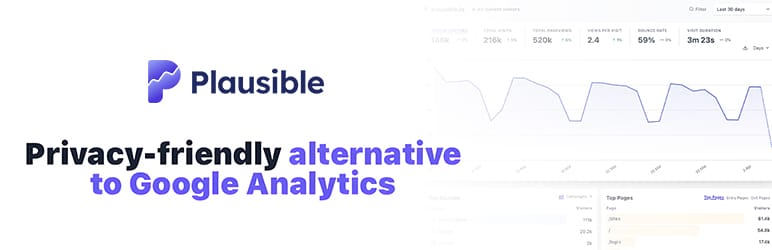 Plausible Analytics - alternative cookie-less à Google Analytics pour WordPress