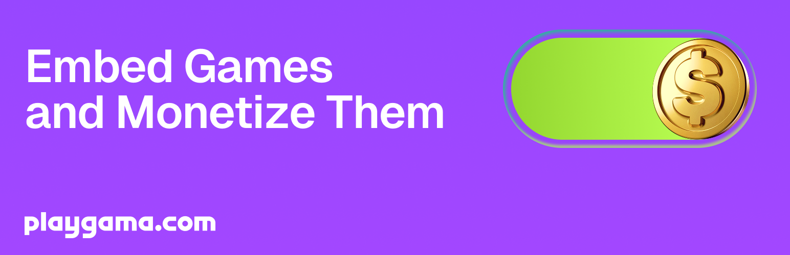 Playgama: Embed Games and Monetize