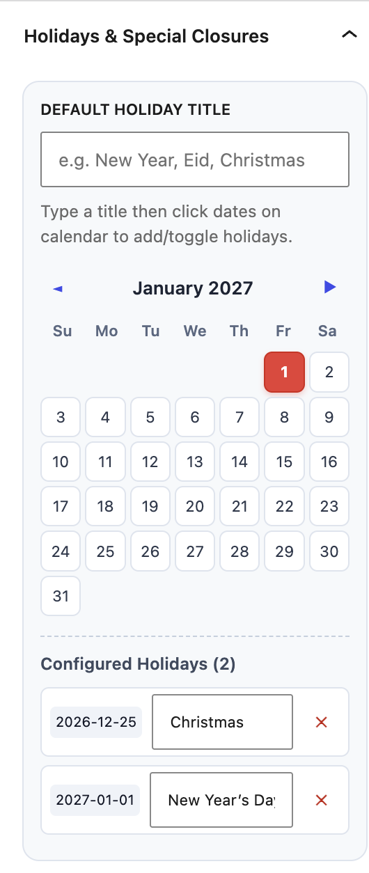 PlexBlocks – Business Hours for Block Editor