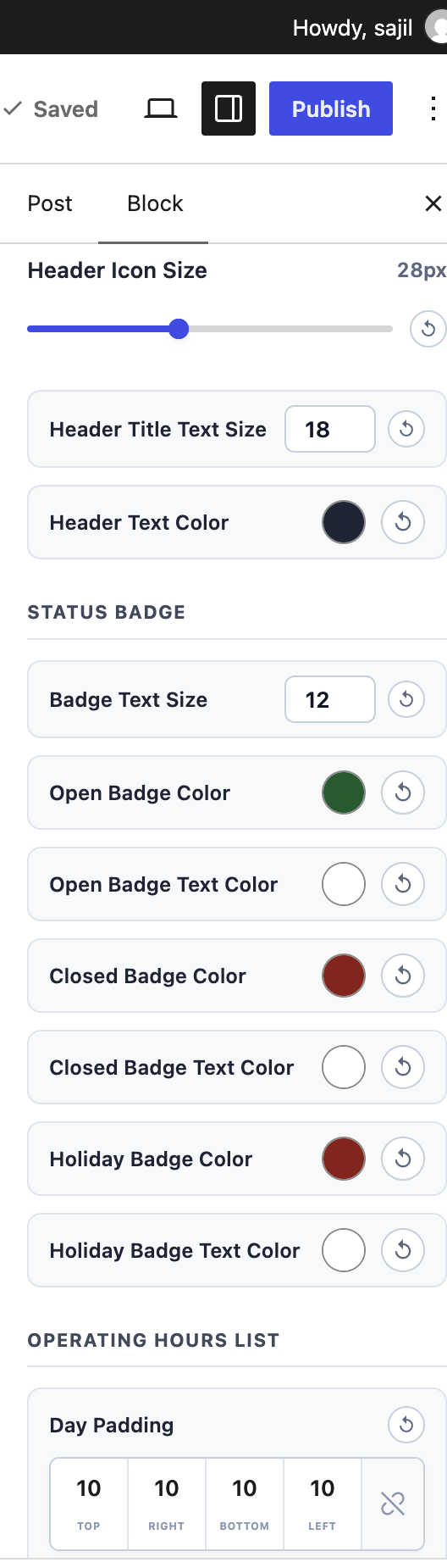 PlexBlocks – Business Hours for Block Editor