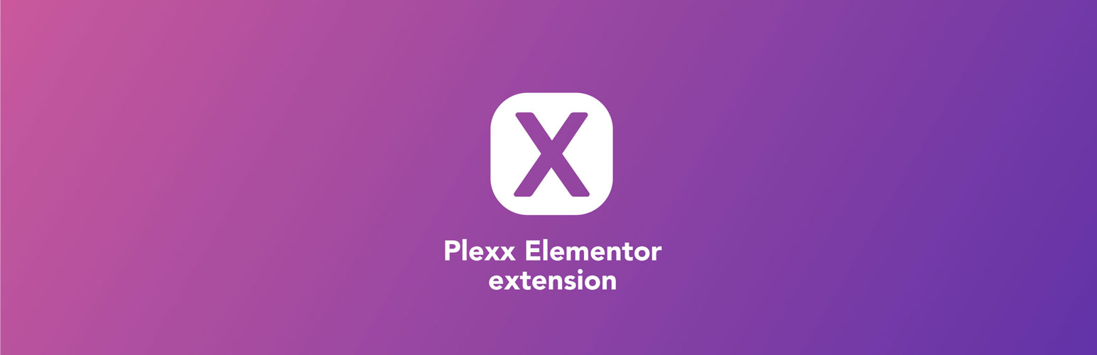WordPress 外掛 Plexx Elementor Extension 的封面圖片。