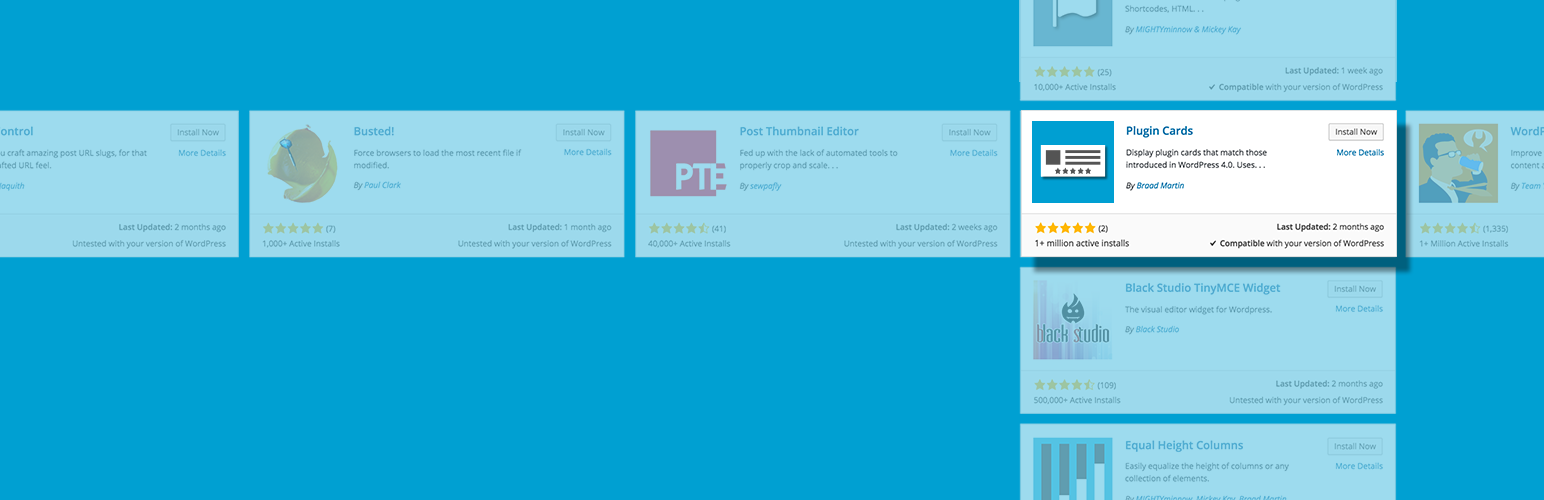 Plugin Cards