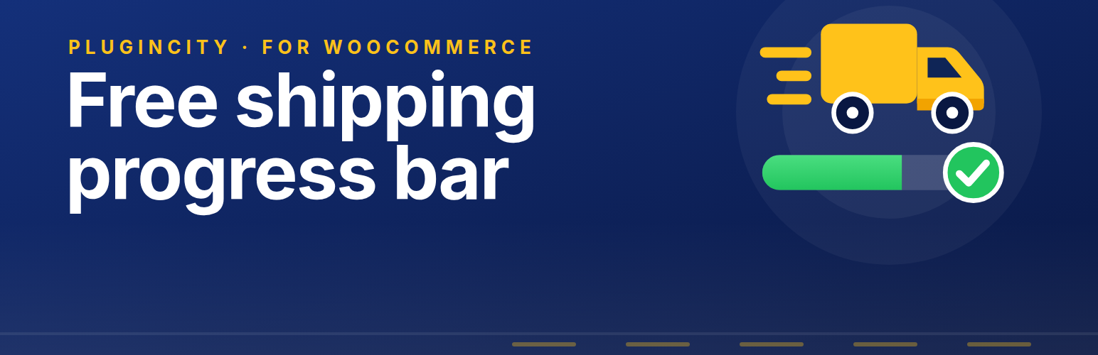 PluginCity Free Shipping Bar for WooCommerce