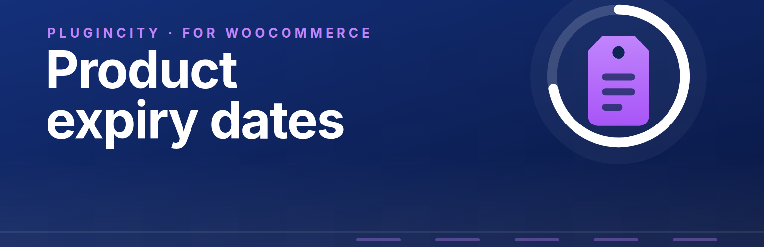 WordPress 外掛 PluginCity Product Expiry Dates for WooCommerce 的封面圖片