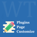 Plugins Page Customize Icon