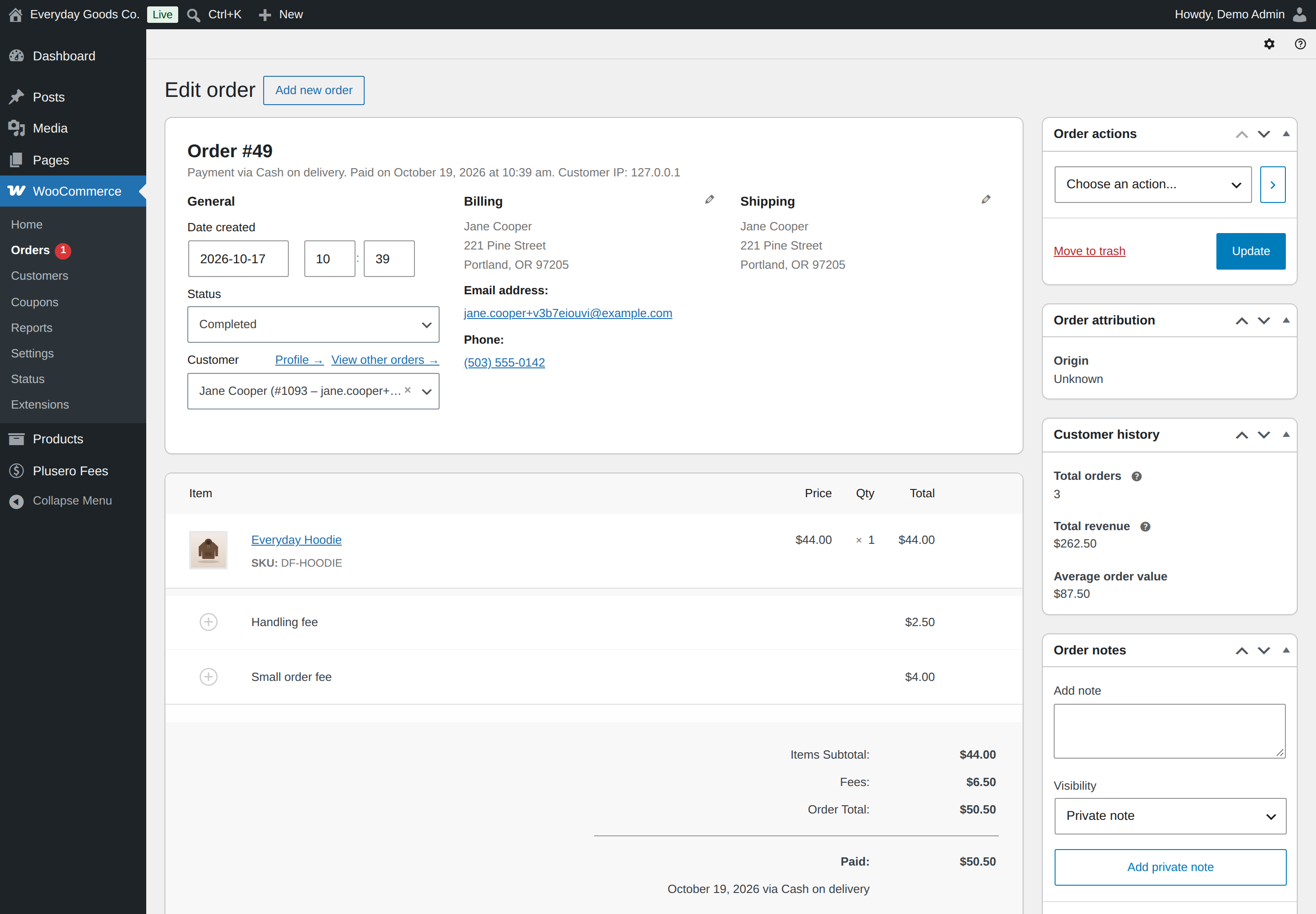 Plusero – Extra Fees for WooCommerce