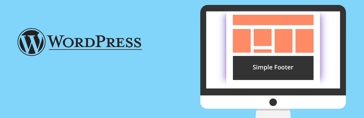 WordPress 外掛 Podamibe Simple Footer Widget Area 的封面圖片。