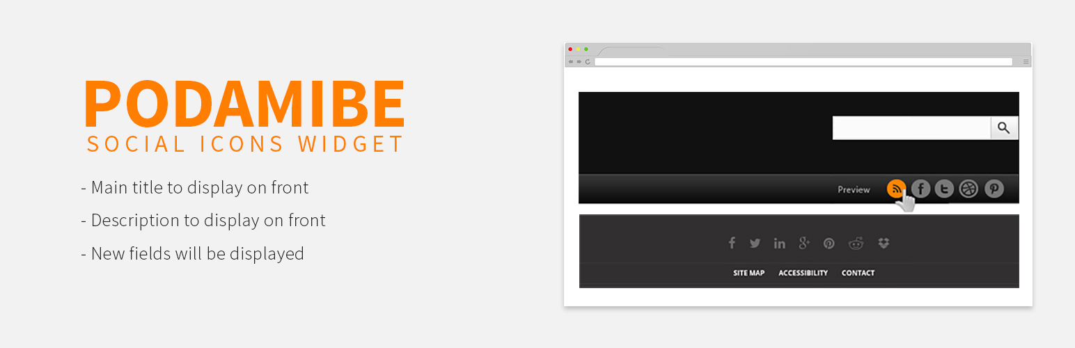 Podamibe Social Widget