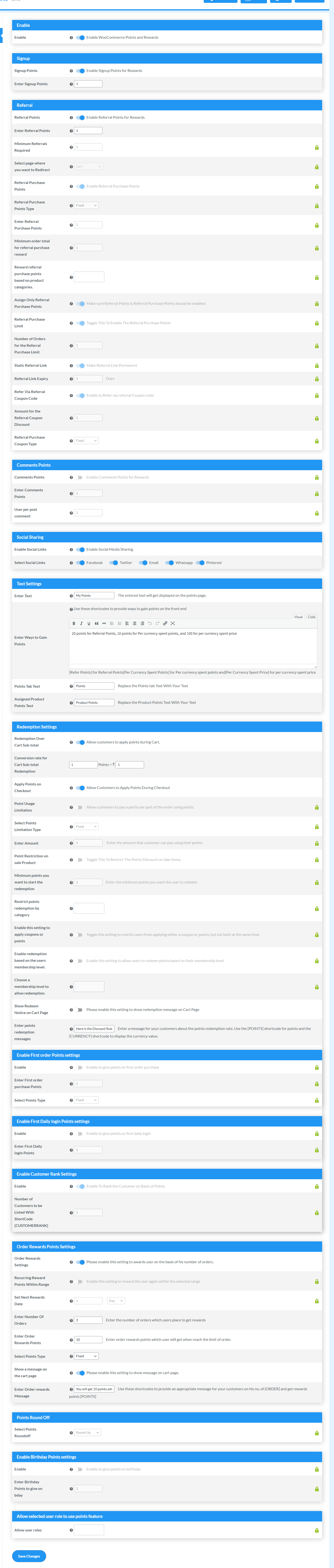 <strong>General Settings</strong> - Basic settings which are required to run the plugin