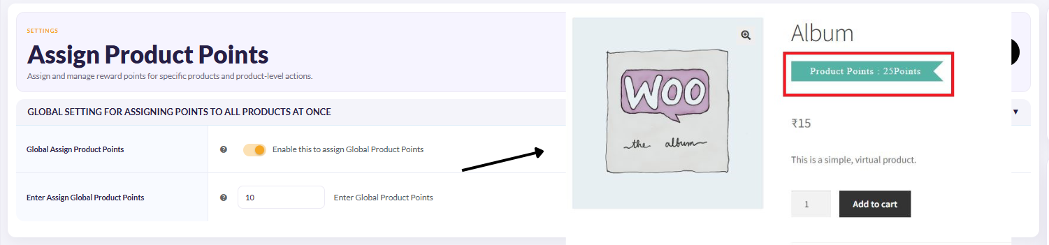 Assign Product Points