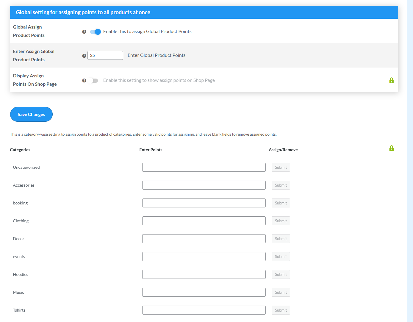 <strong>Other Settings</strong> - Allow customers to add different elements to the cart, checkout, and my account page.