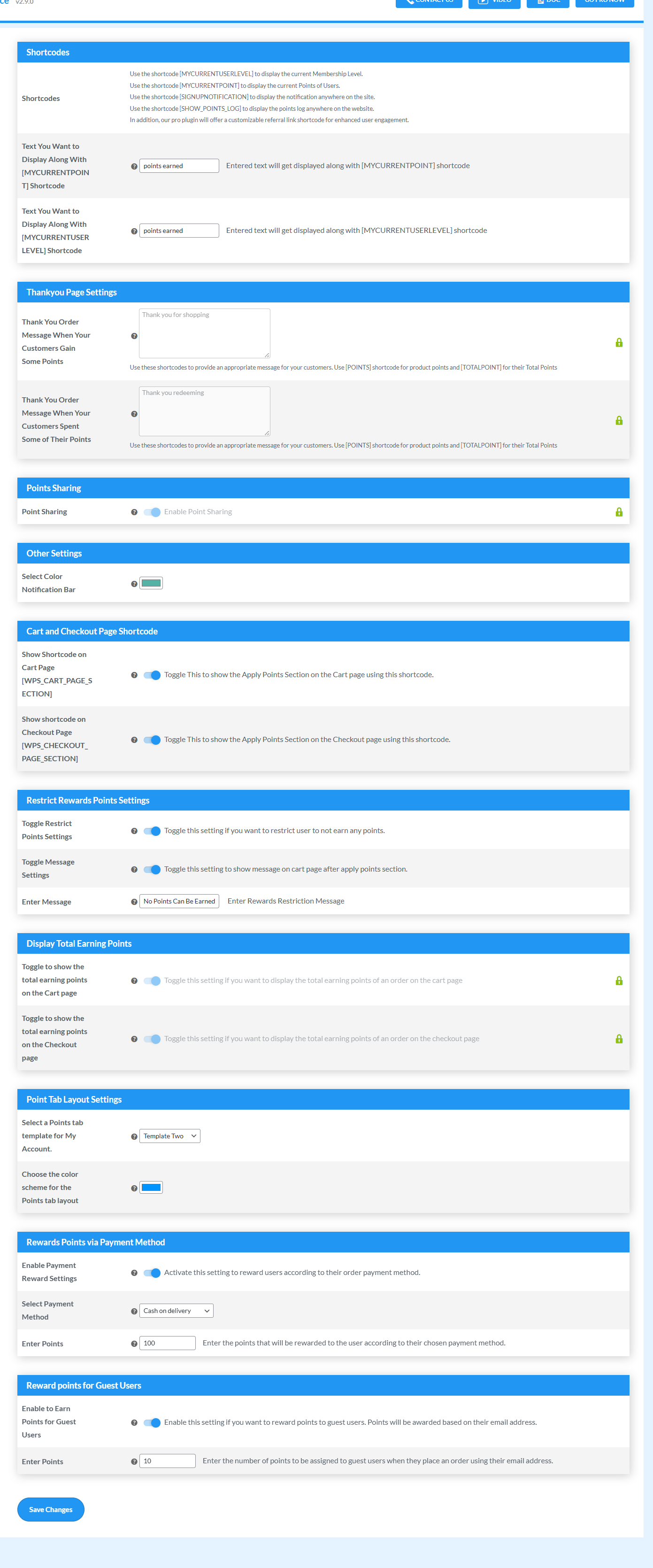 <strong>Gamification Settings</strong> - Allows customers to spin the wheel, and earn rewards