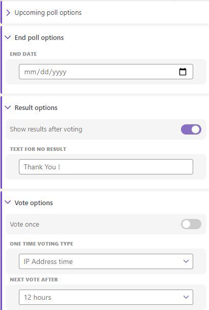 An example of plugin in action (Settings)