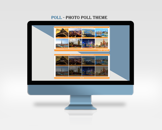 An example of plugin in action (Image Poll Theme)