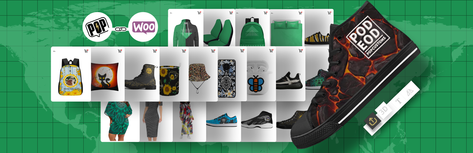 Popcustoms – Print on demand & dropshipping, Free Personalizer