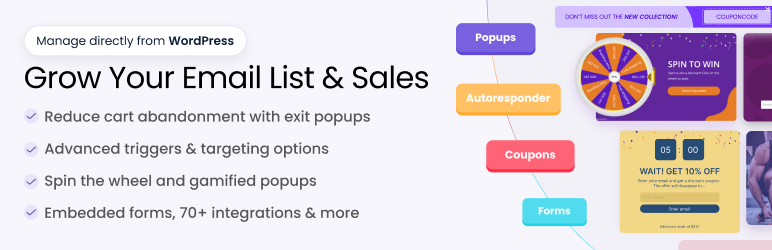 Pop ups, Exit Intent Popup, Email Pop Up Builder, Lightbox, Spin the Wheel Popups – Poptin