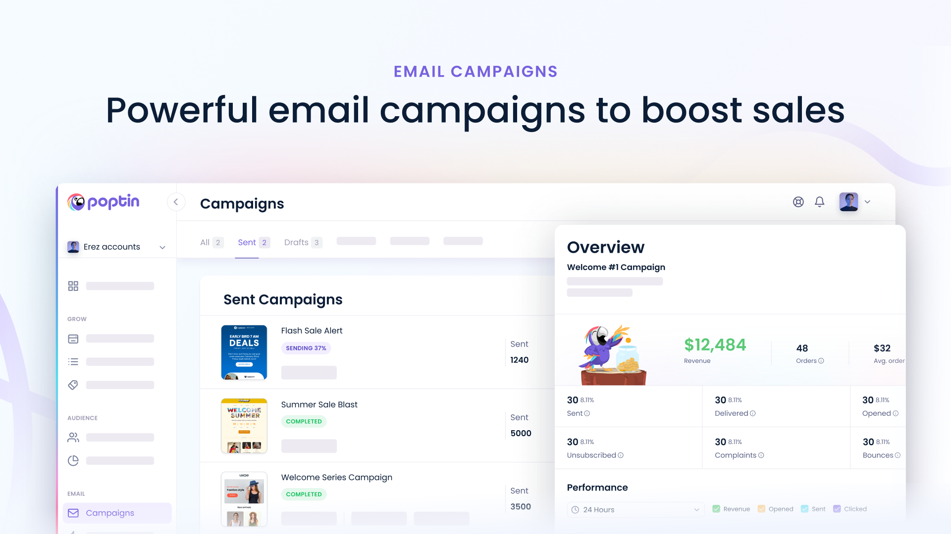Powerful email campaigns to boost sales