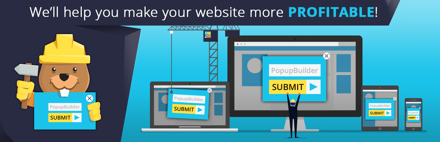 Product image for Popup Builder – Create highly converting, mobile friendly marketing popups..