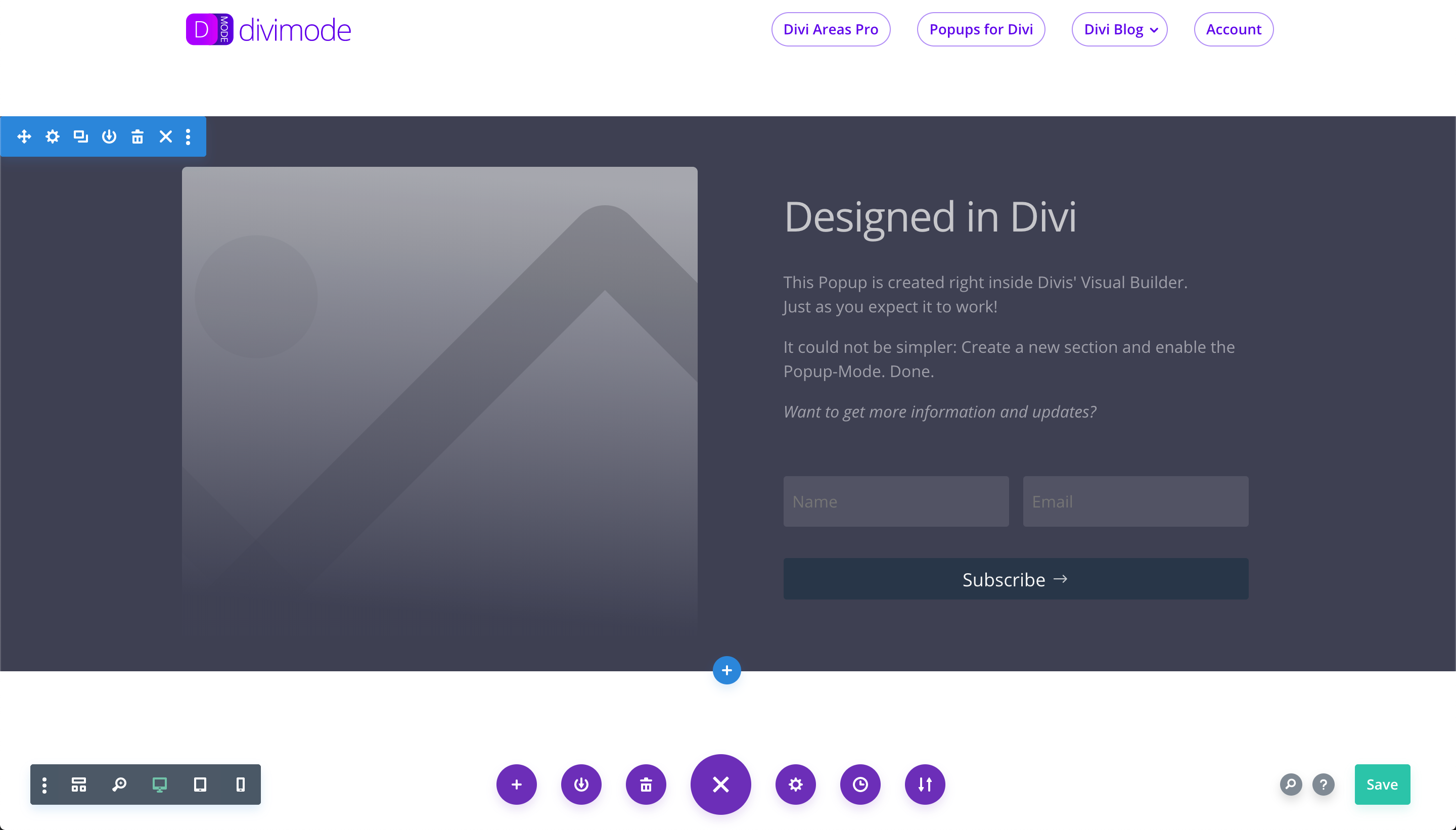 Popups for Divi