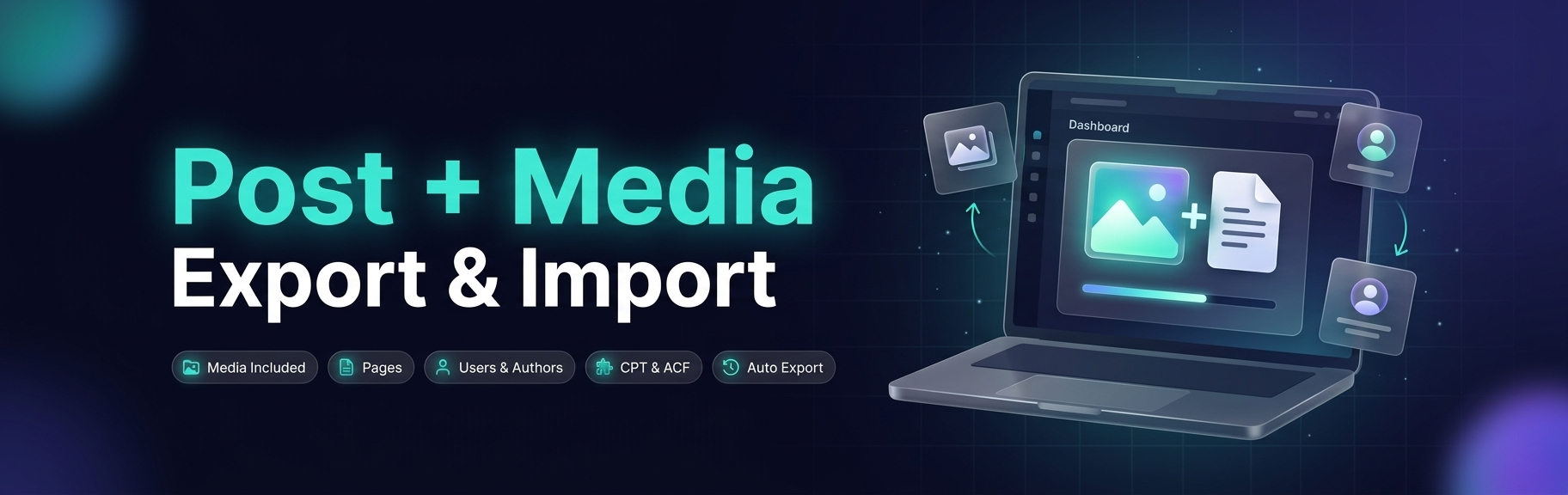 Post Export Import with Media