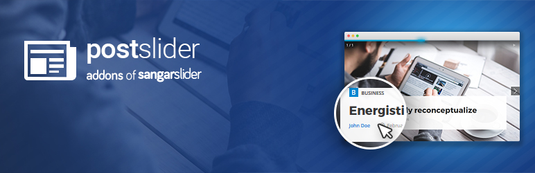 Post Slider – Sangar Slider Addon