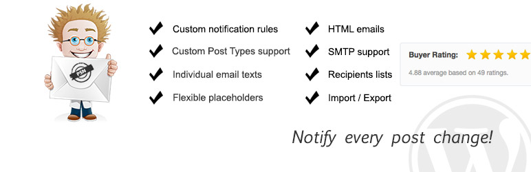 Product image for Post Status Notifier Lite.