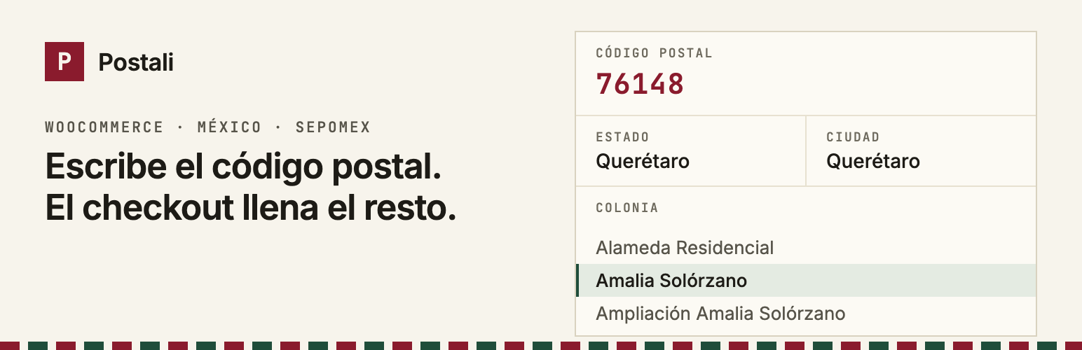 Postali — Códigos postales de México