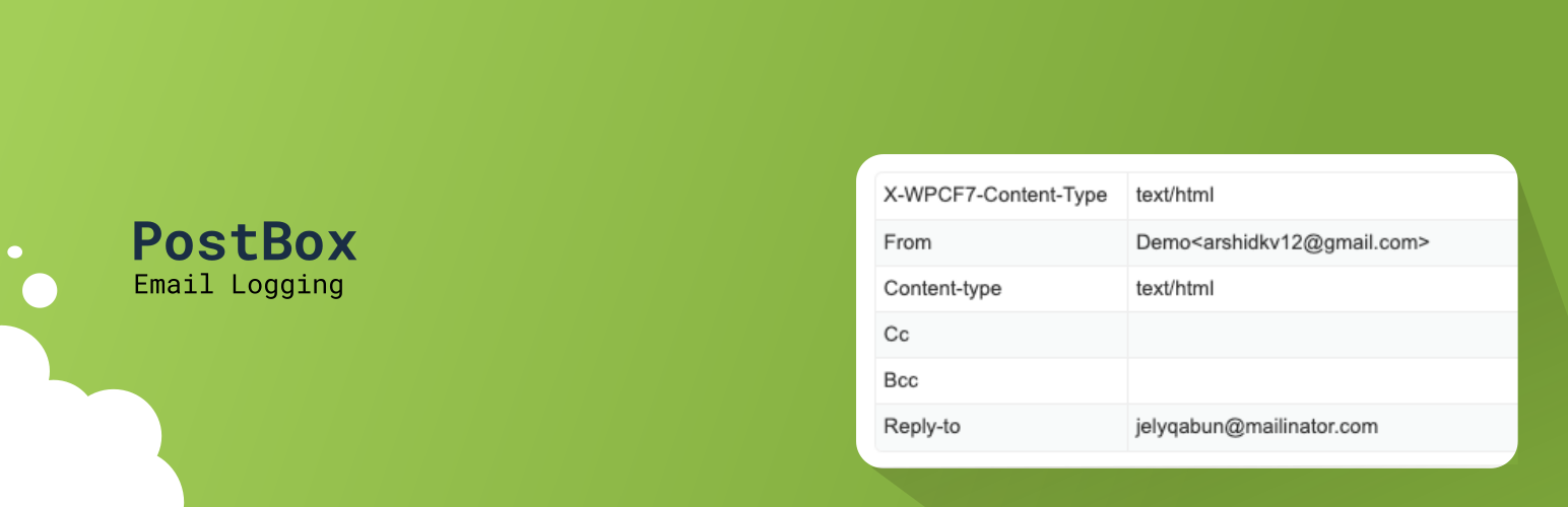 WordPress 外掛 WP Email Log – PostBox 的封面圖片。