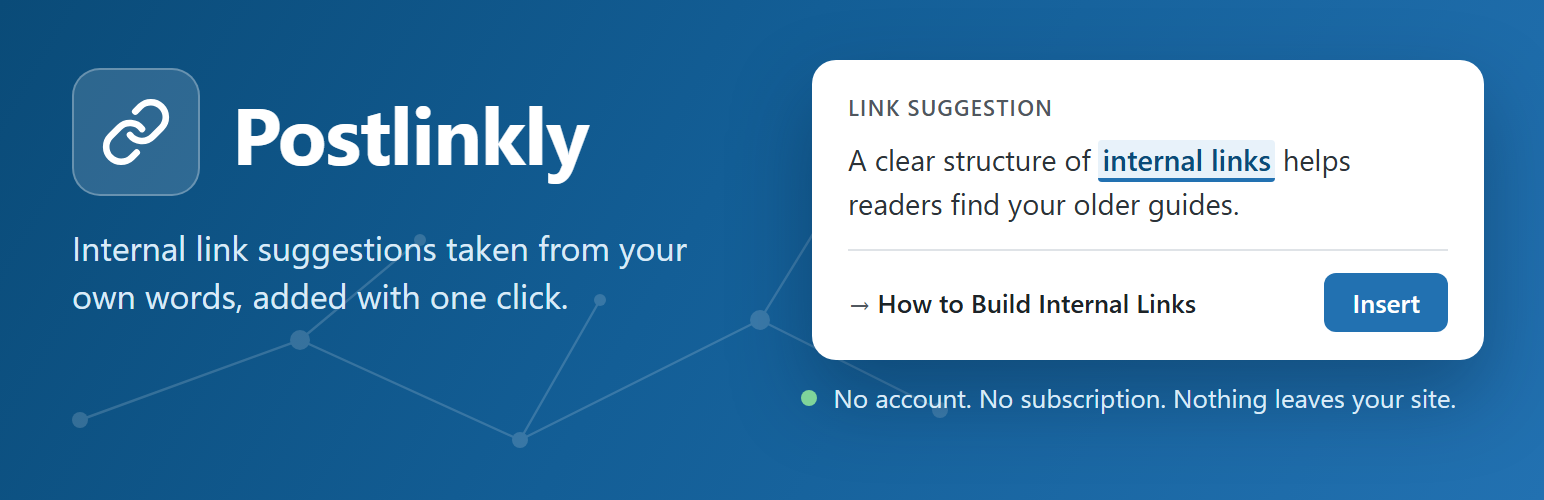 WordPress 外掛 Postlinkly 的封面圖片
