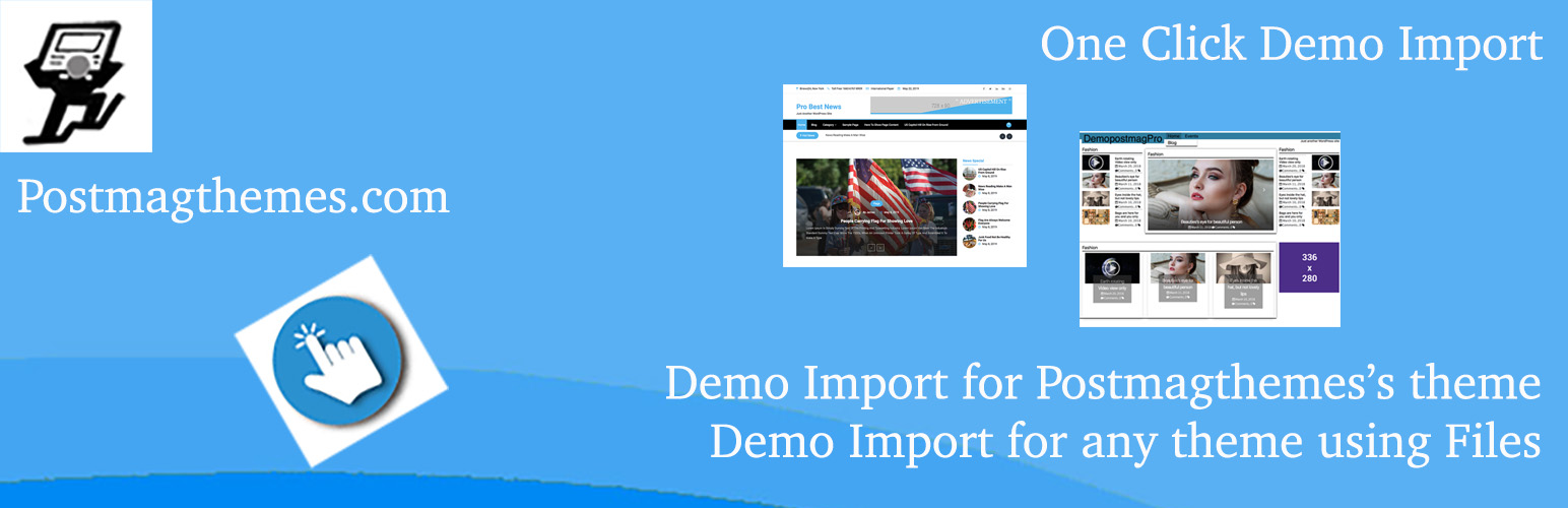 PostmagThemes Demo Import