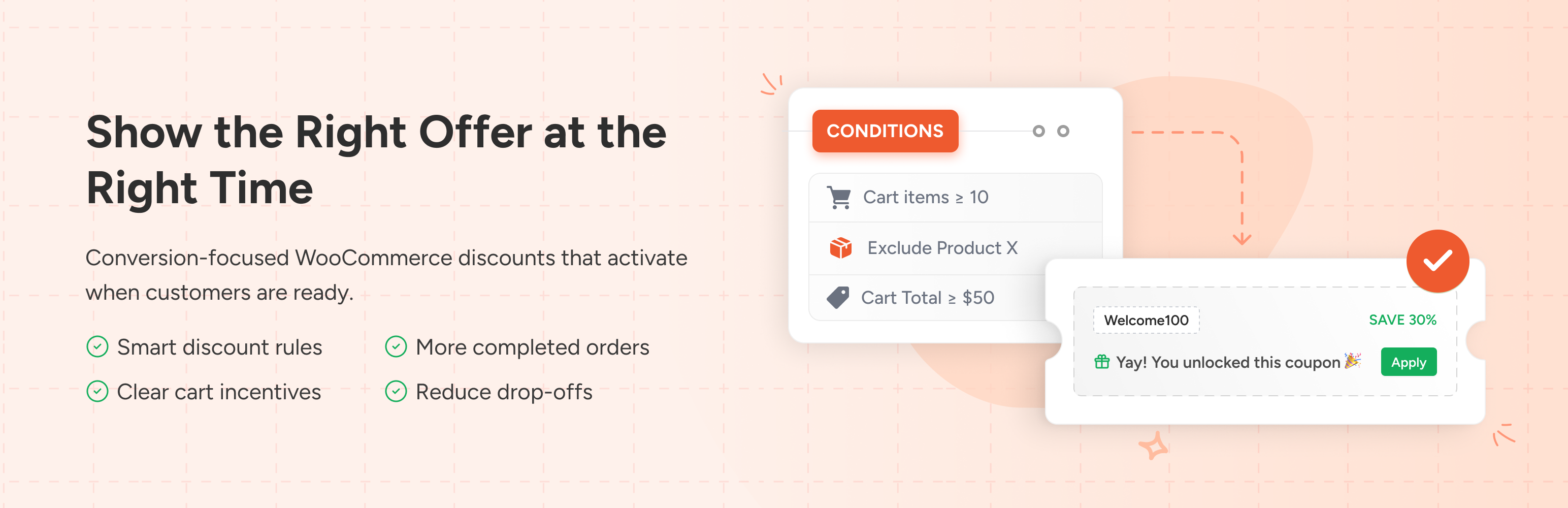 WordPress 外掛 Power Coupons for WooCommerce 的封面圖片。
