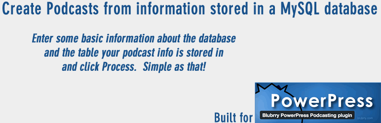 PowerPress Posts From MySQL addon