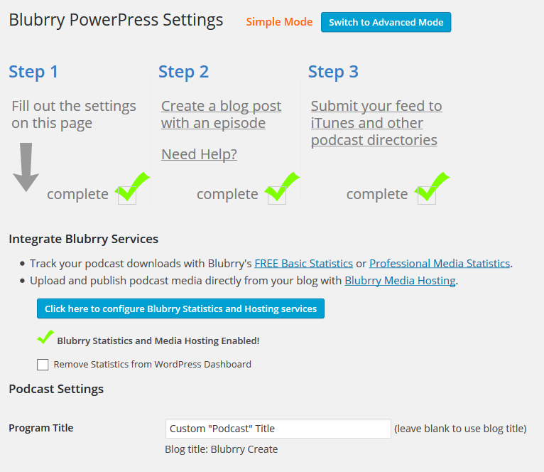 PowerPress Podcasting plugin by Blubrry