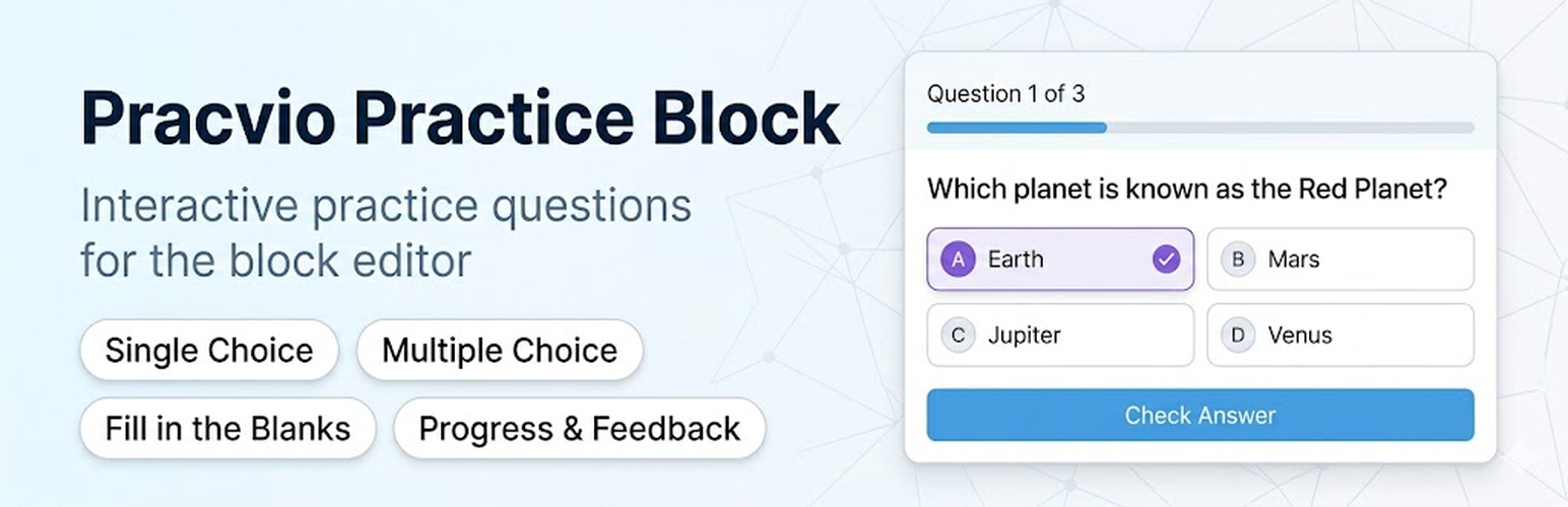 Pracvio Practice Block