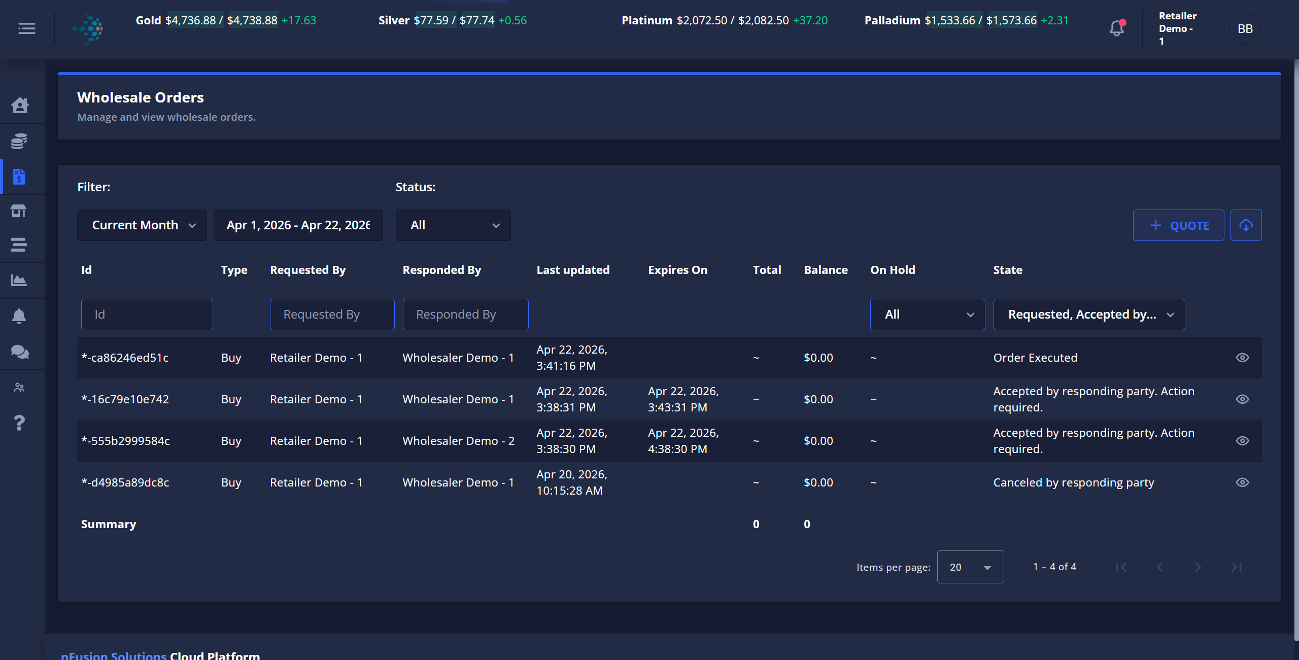 Precious Metals Automated Product Pricing – Pro