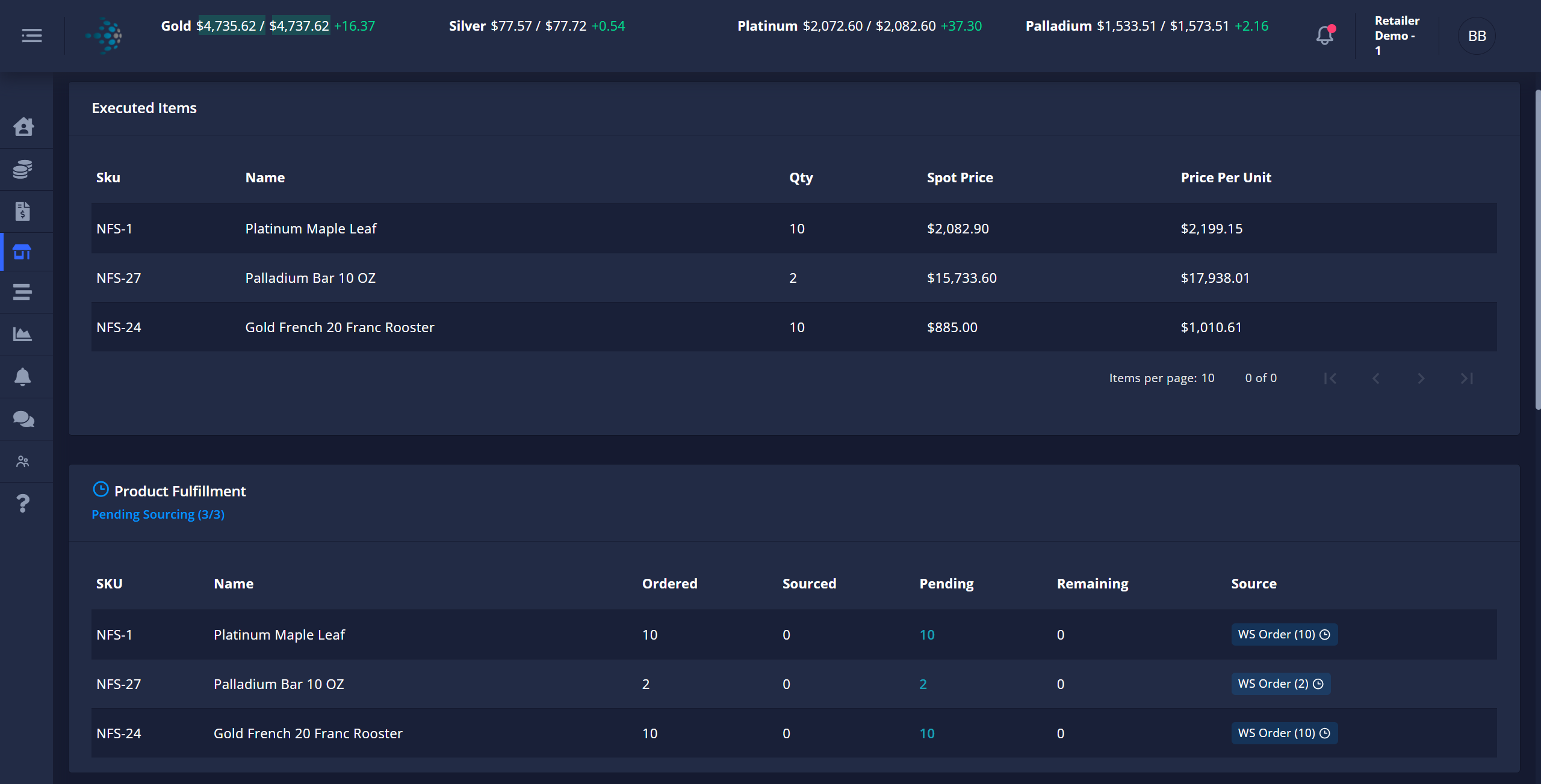 Precious Metals Automated Product Pricing – Pro