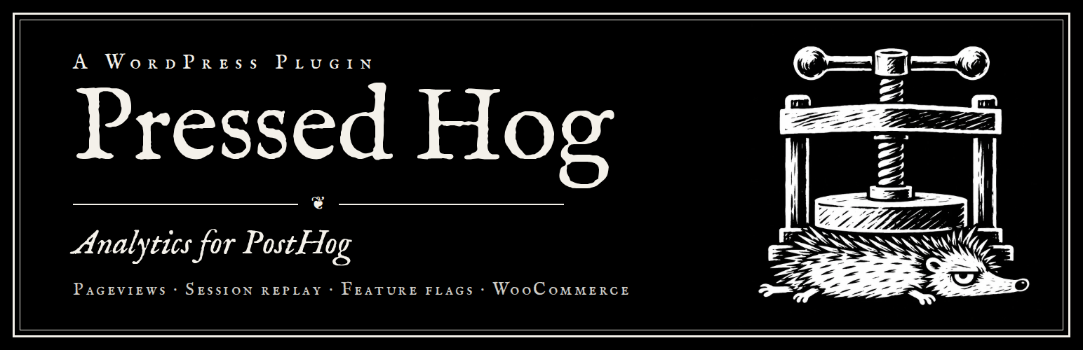 Pressed Hog – Analytics for PostHog preview