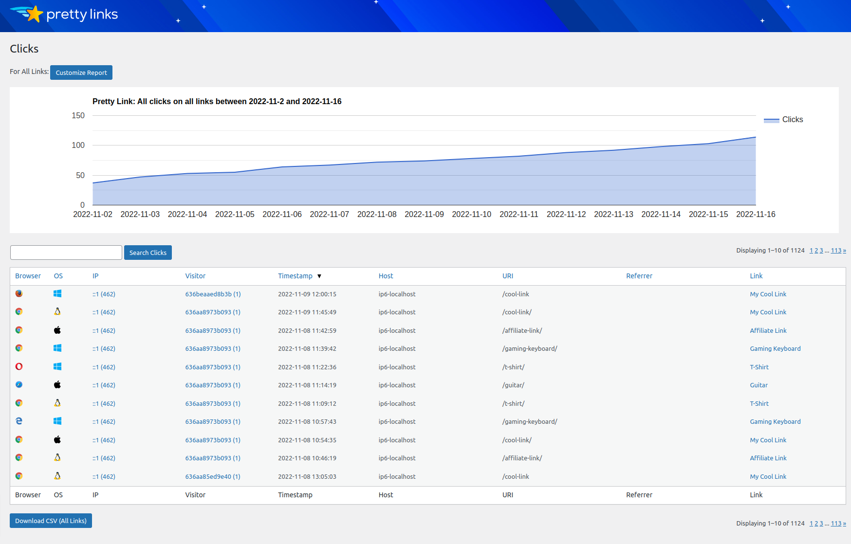 Click Tracking