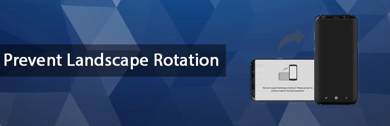 Prevent Landscape Rotation
