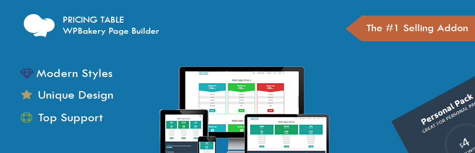 Pricing Table For WPBakery Page Builder