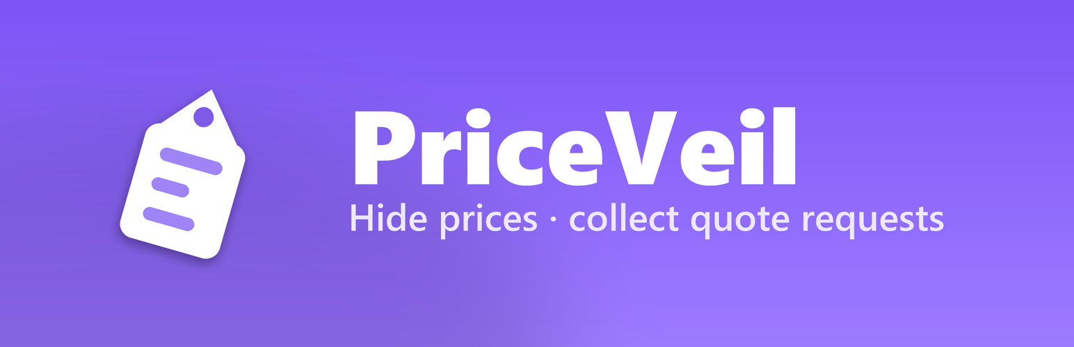 WordPress 外掛 PriceVeil – Hide Prices & Request a Quote for WooCommerce 的封面圖片