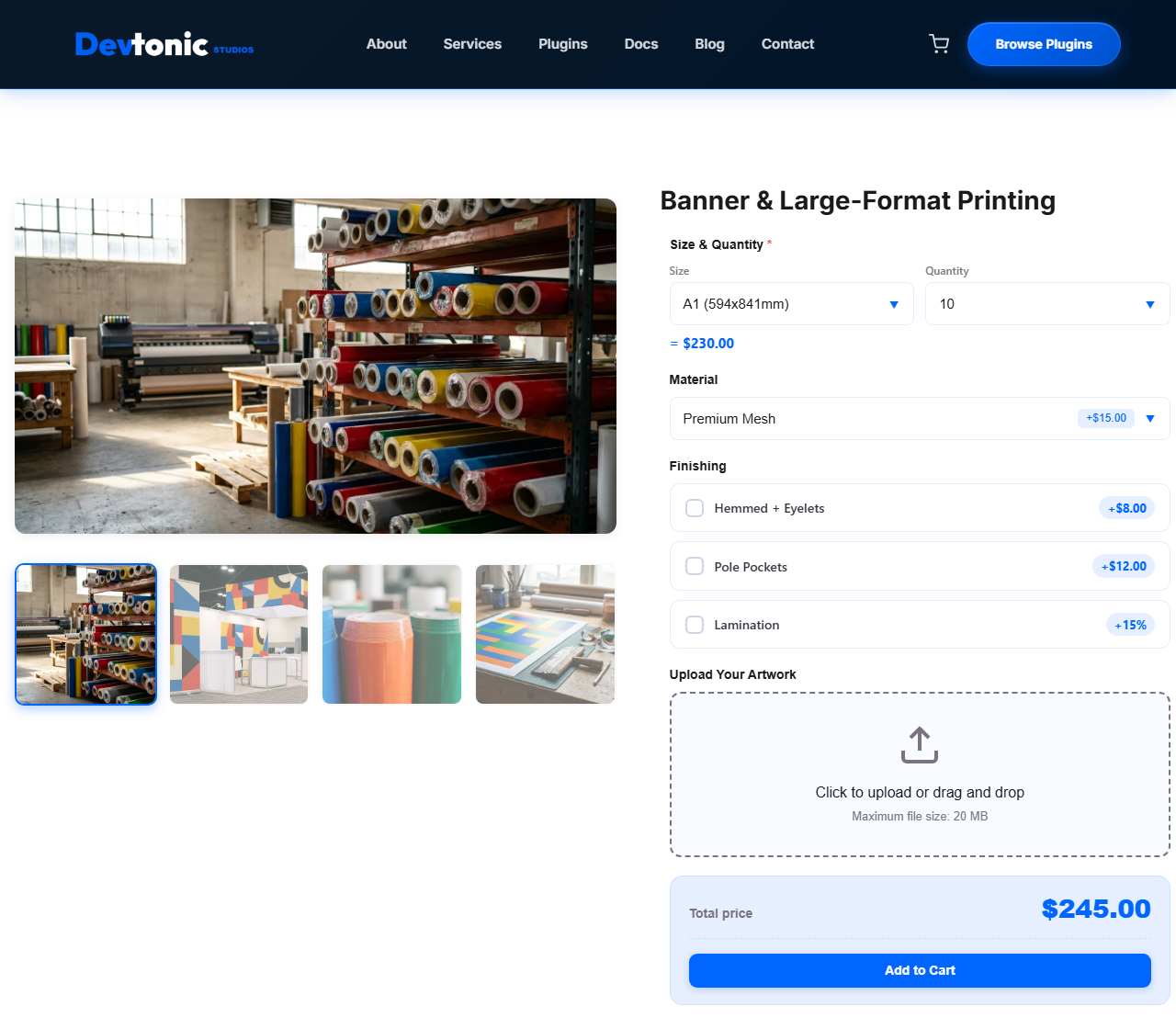 PriceWise Calculator Pro – Extra Product Options for WooCommerce