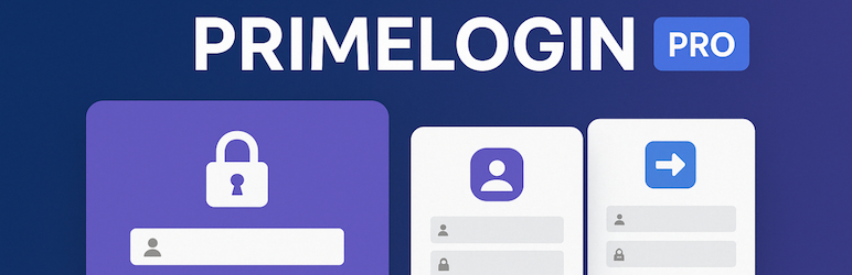 WordPress 外掛 PrimeLogin Pro | Login Page Customizer 的封面圖片。