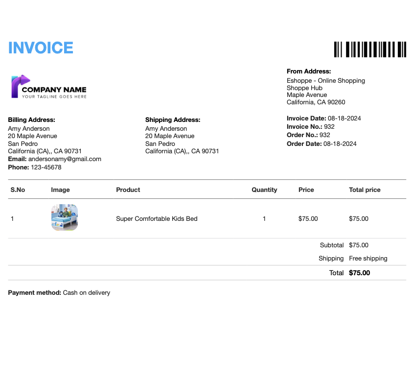 WooCommerce PDF Invoices, Packing Slips, Delivery Notes and Shipping Labels