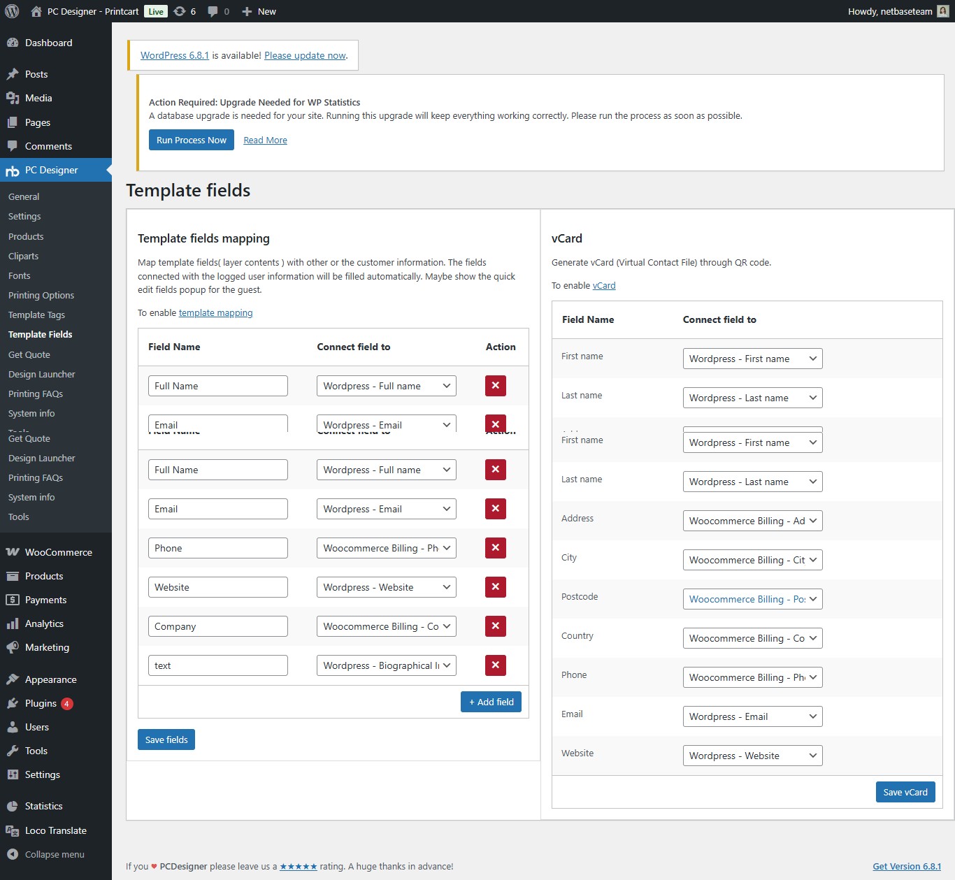 Printcart Design Tool Text